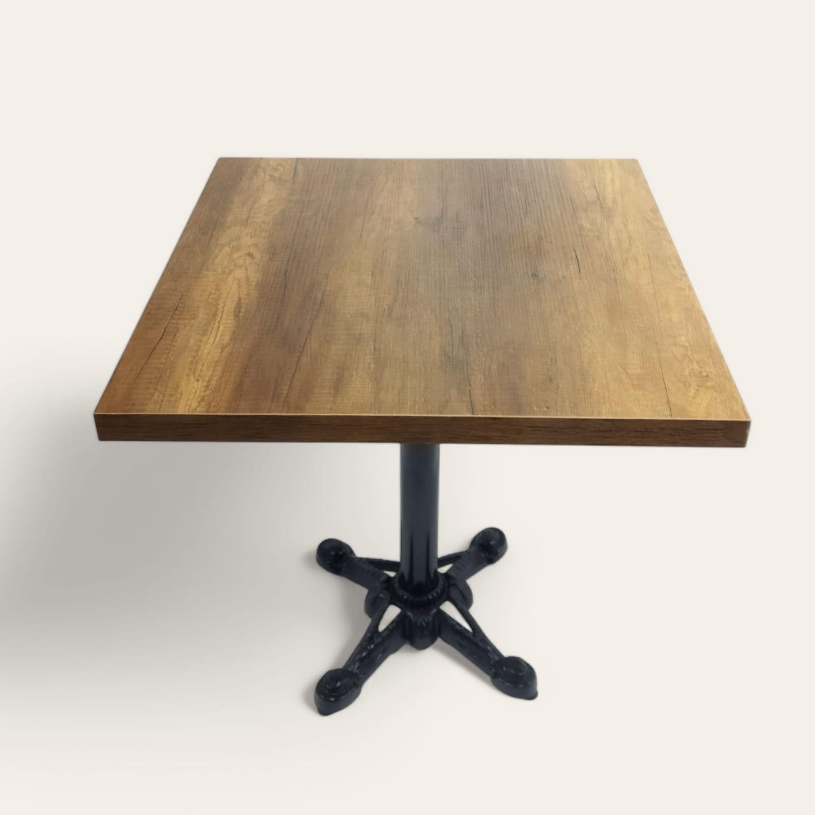 Meşe Tablalı Klasik Bistro Restaurant Masası